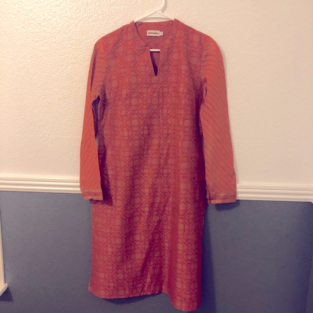 Women’s Rust & Gold Dress/Tunic Size S